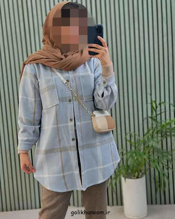 تصویر مرتبط با مدل‌های متنوع و شیک مانتو چهارخونه پاییزی برای استایل‌های روزمره و مجلسی