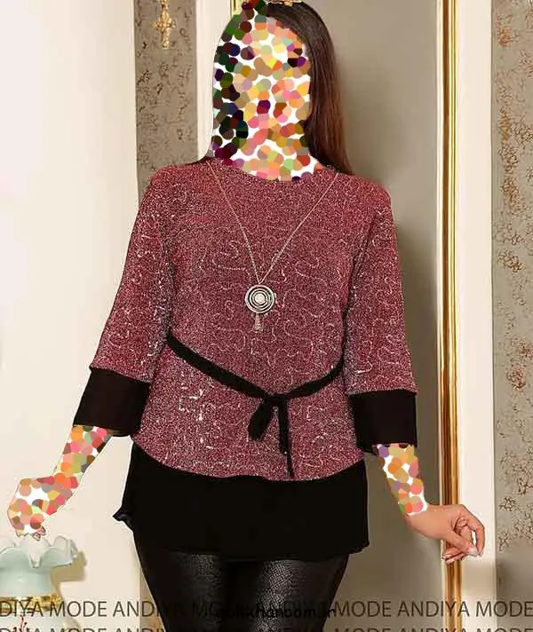 لباس مجلسی زنانه لمه با طراحی شیک