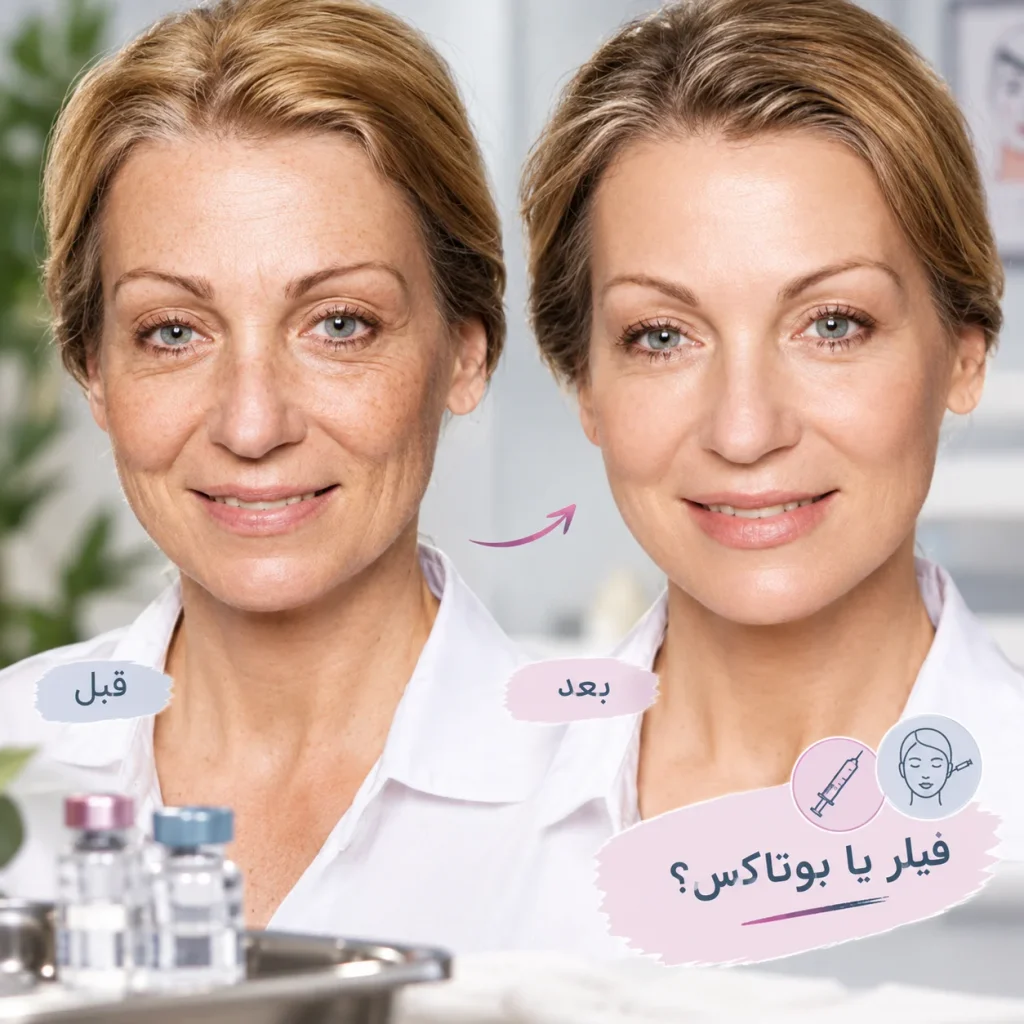 فیلر بهتر است یا بوتاکس برای افراد بالای ۴۰ سال؟