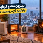 بهترین جایگزین گاز در زمستان ۱۴۰۵؛ راهنمای کامل وسایل گرمایشی و جایگزین‌های گاز