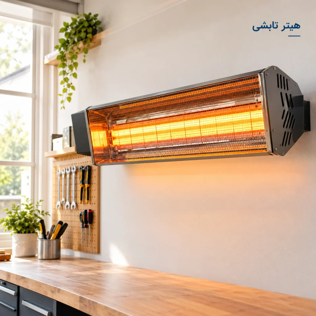 هیتر تابشی کوارتزی یا هالوژنی؛ مناسب گرم کردن موضعی