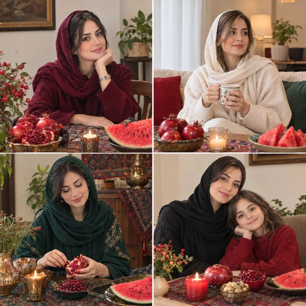 ایده استایل شب یلدا برای عکاسی؛ چطور عکسهای جذابتری بگیریم؟