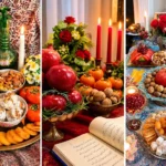 ۳۰ ایده جذاب برای تزیین شب یلدا؛ از سفره یلدای ساده و شیک تا دکور لاکچری و خاص!