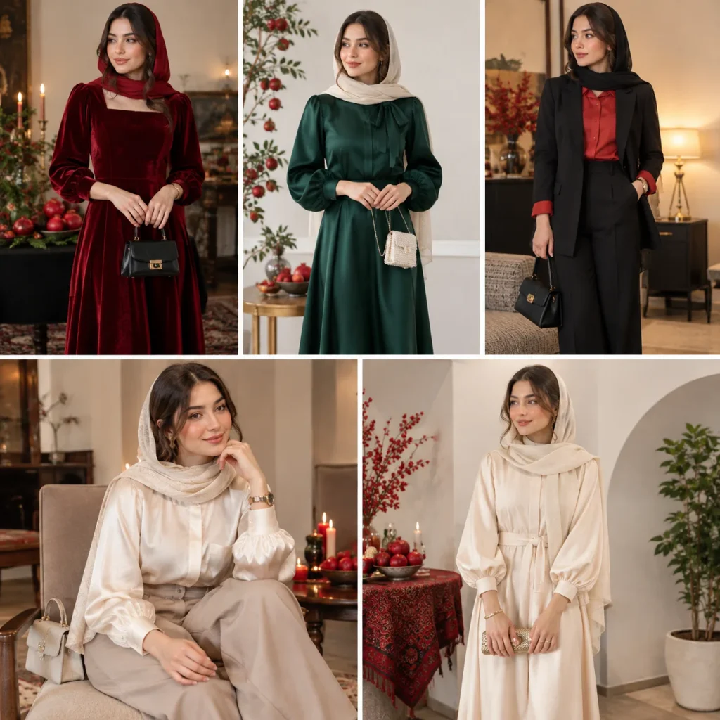 استایل مجلسی شب یلدا ۱۴۰۵؛ چطور شیکتر به نظر برسیم؟