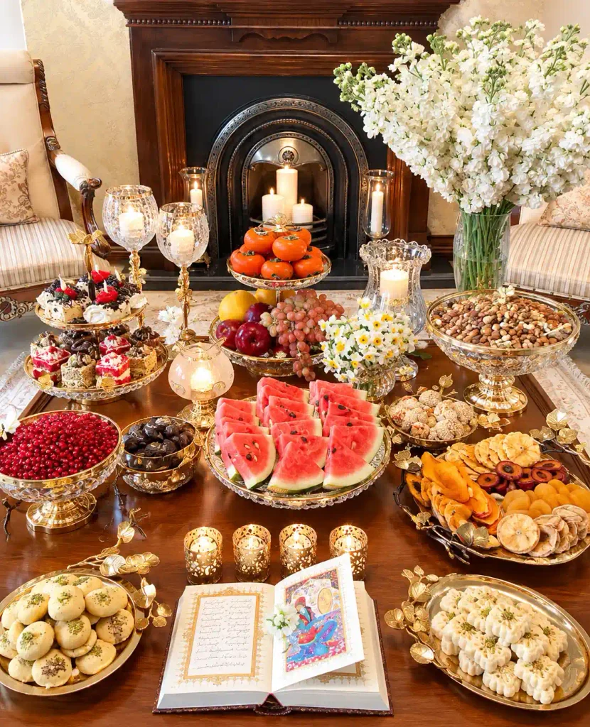 استفاده از ظروف طلایی و کریستالی