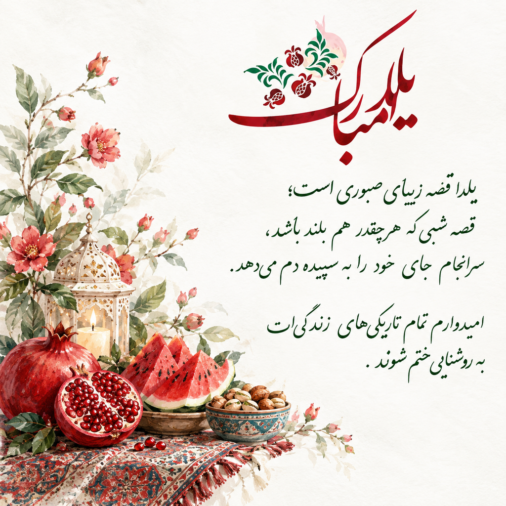 متن تبریک شب یلدا ادبی و خاص