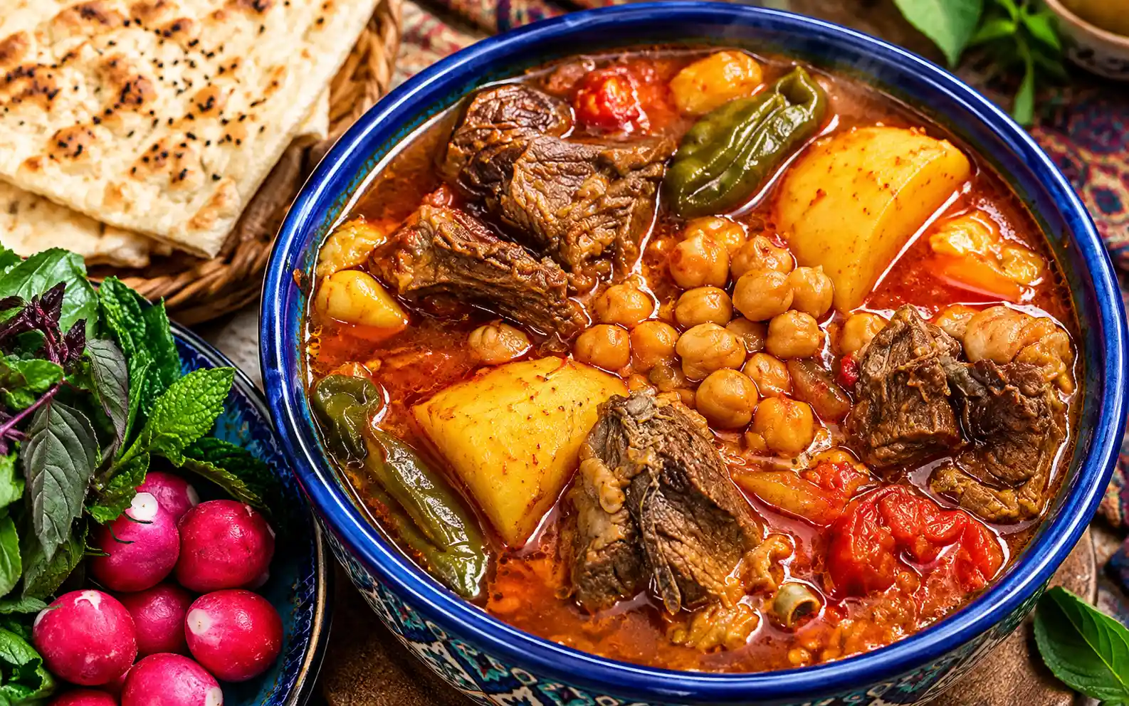 طرز تهیه آبگوشت سنتی اصیل ؛ راز خوشمزگی دیزی قدیمی که عطرش کل خونه رو می‌گیره!