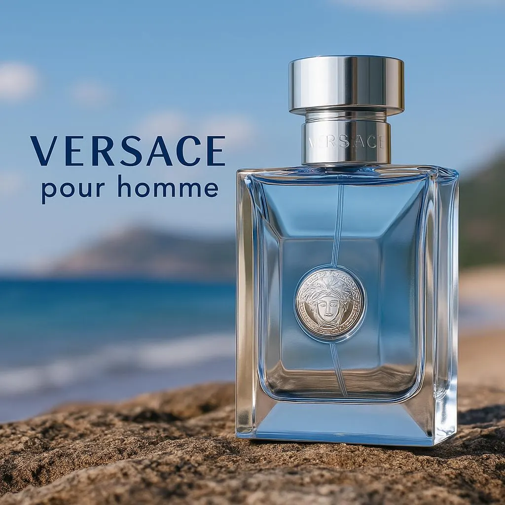 شیشه ادکلن Davidoff Cool Water با رنگ آبی و طراحی ساده