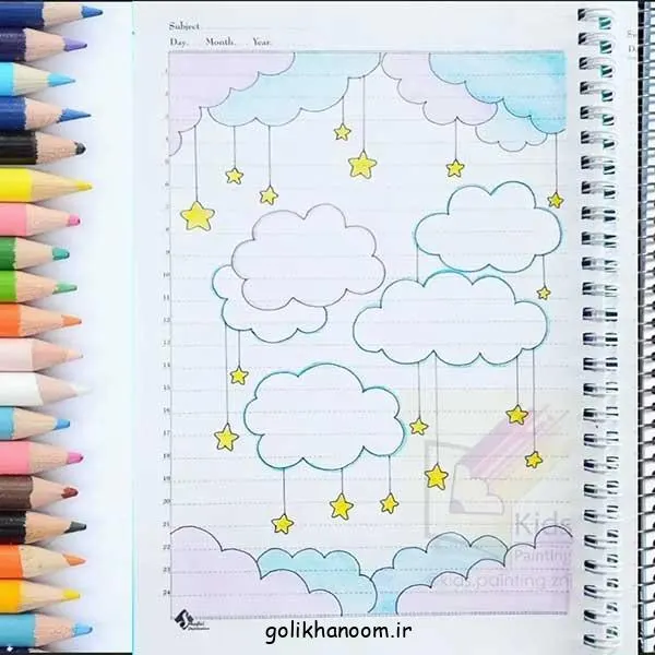 تصویر مرتبط با ایده‌های ساده و جذاب نقاشی برای املا شب آسان