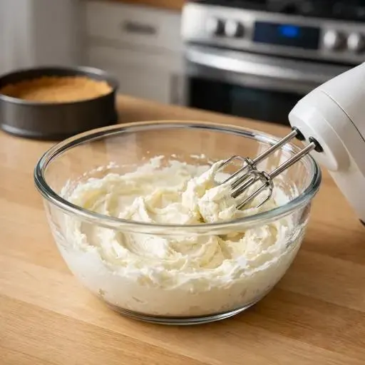 تصویر مرتبط با طرز تهیه چیزکیک بدون پخت با بیسکویت ساقه طلایی؛ دسر ساده و مجلسی بدون فر