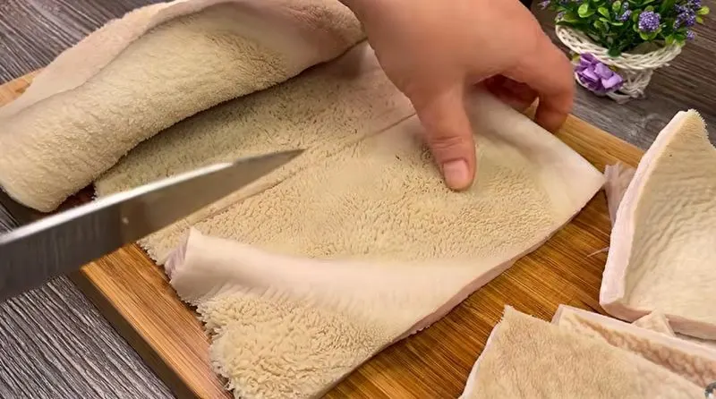 خوراک سیرابی سفید رستورانی با سیبزمینی و ادویههای معطر