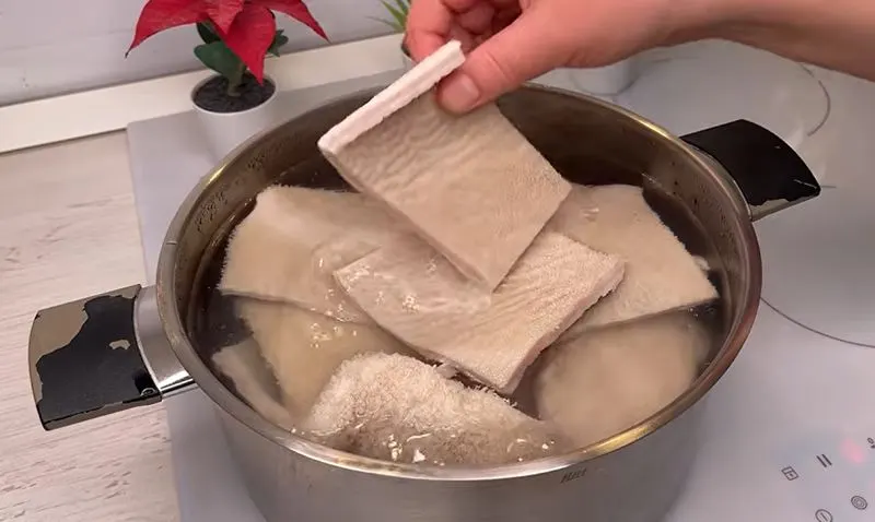 خوراک سیرابی سفید رستورانی با سیبزمینی و ادویههای معطر