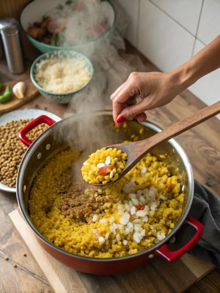 تصویر مرتبط با روش تهیه دمپخت عدس؛ غذایی ساده و خوشعطر برای یک وعده دلچسب