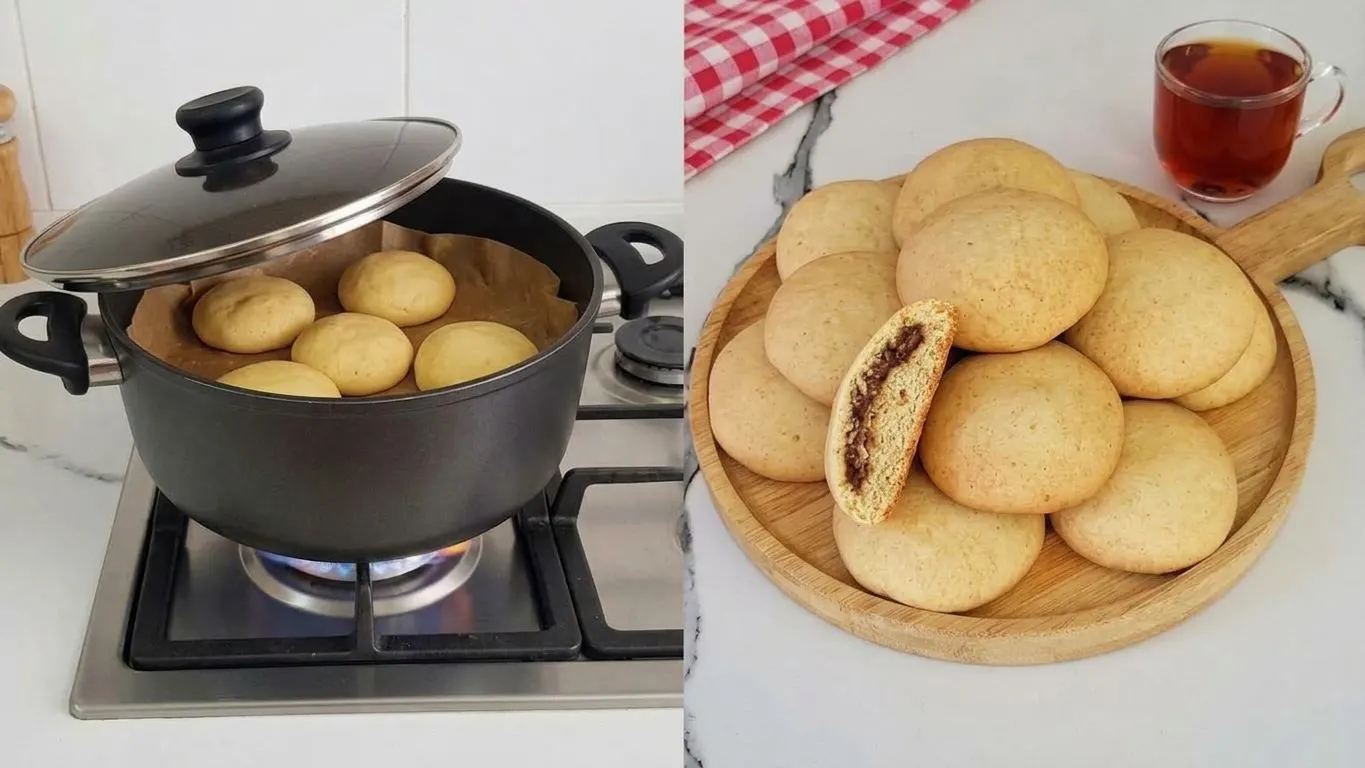 کلوچه سنتی مغزدار گردویی با بافت نرم و اسفنجی