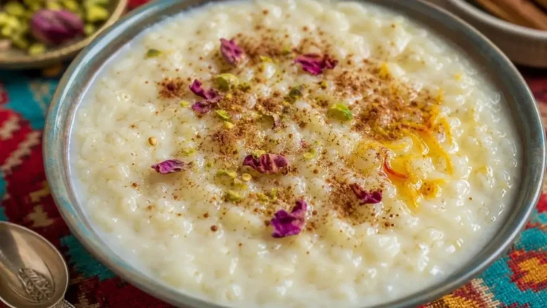 طرز تهیه شیر برنج فوری؛ کاسه‌ای شیر برنج گرم و خوش‌عطر با تزئین دارچ