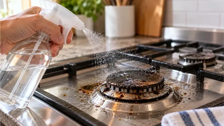 تصویر مرتبط با ۵ روش کاربردی برای تمیز کردن اجاق گاز رومیزی و برق انداختن آن