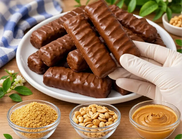 شکلات بادام زمینی خانگی خوشمزه و ساده