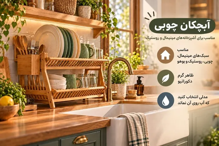 آبچکان پشت پنجره برای سینک‌های جلوی پنجره
