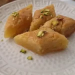 تصویر باقلوا بدون مغز خانگی ساده و خوشمزه