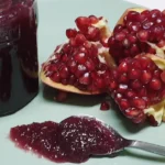 مربای انار بدون هسته با بافت ژله‌ای و رنگ یاقوتی