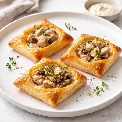 تصویر مرتبط با طرز تهیه پیراشکی های کوچک؛ لقمههای طلایی و خوشمزه برای مهمانی