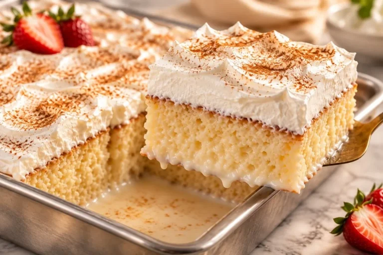 طرز تهیه کیک سه شیر؛ کیک سه شیر خانگی با بافت نرم و مرطوب