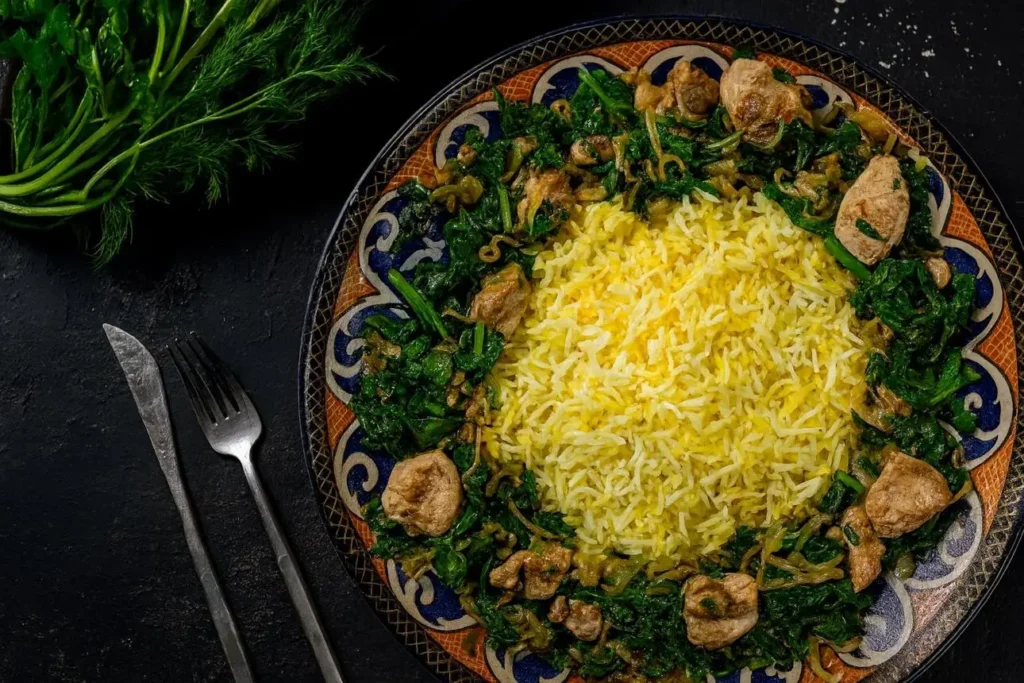 تصویر مرتبط با طرز تهیه دمی اسفناج با مرغ؛ غذای خوش‌رنگ و خوش‌عطر خانگی