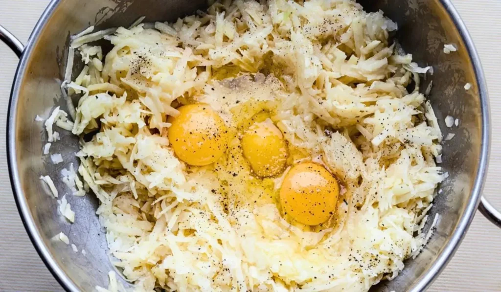 تصویر مرتبط با راز تهیه کوکوی سیب زمینی ترد و طلایی با یک ترفند ساده