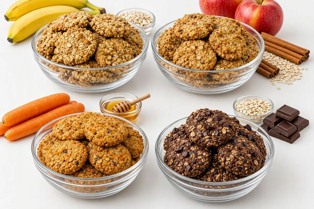 تهیه چند مدل بیسکوییت خانگی؛ تصویری از بیسکوییت خانگی خوشمزه و متنوع