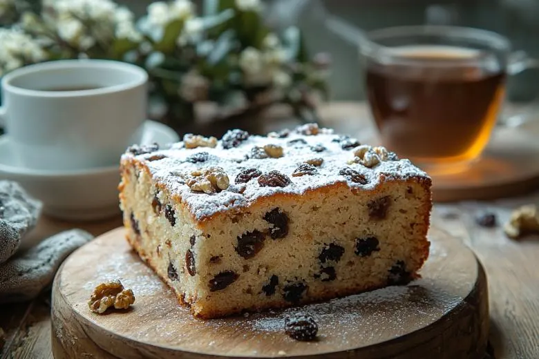 تصویر مرتبط با طرز تهیه کیک کشمش و گردو نرم و پفدار به سبک بازاری