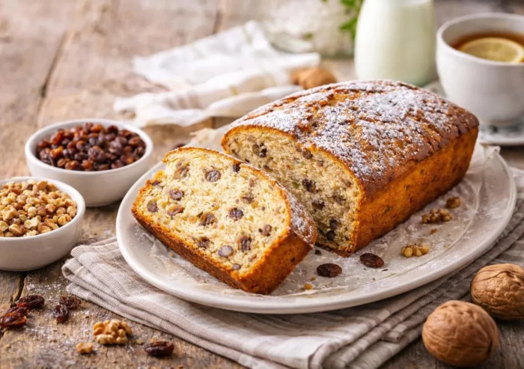 تصویر مرتبط با طرز تهیه کیک کشمش و گردو نرم و پفدار به سبک بازاری