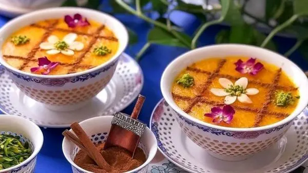 تصویر مرتبط با دستور تهیه شله زرد مجلسی با رنگ طلایی و عطر زعفران
