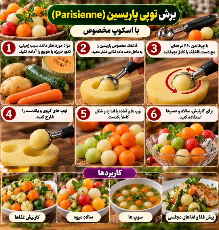 نوارهای ابریشمی برگ سبزیجات