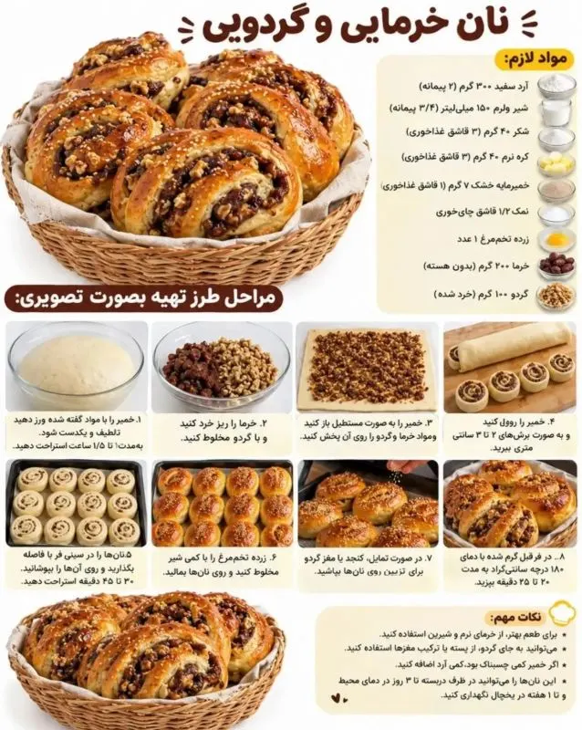 نان مقوی جو دوسر و موز