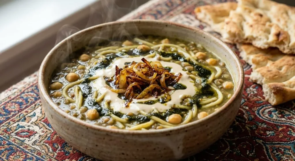 تصویر مرتبط با طرز تهیه آش آبکشی قوچان؛ آش محلی بدون حبوبات با طعم ترش و دلپذیر