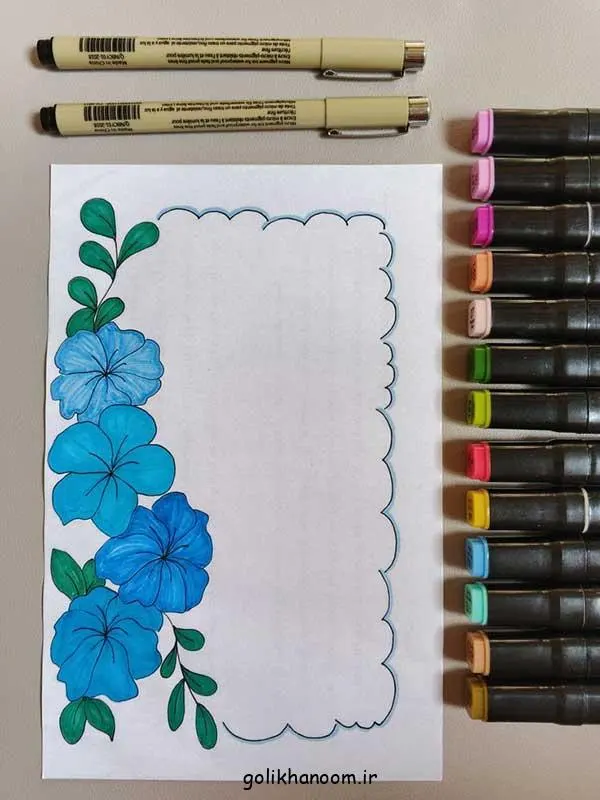 تصویر مرتبط با ایدههای ساده و جذاب برای تزیین برگه آچار با مداد رنگی