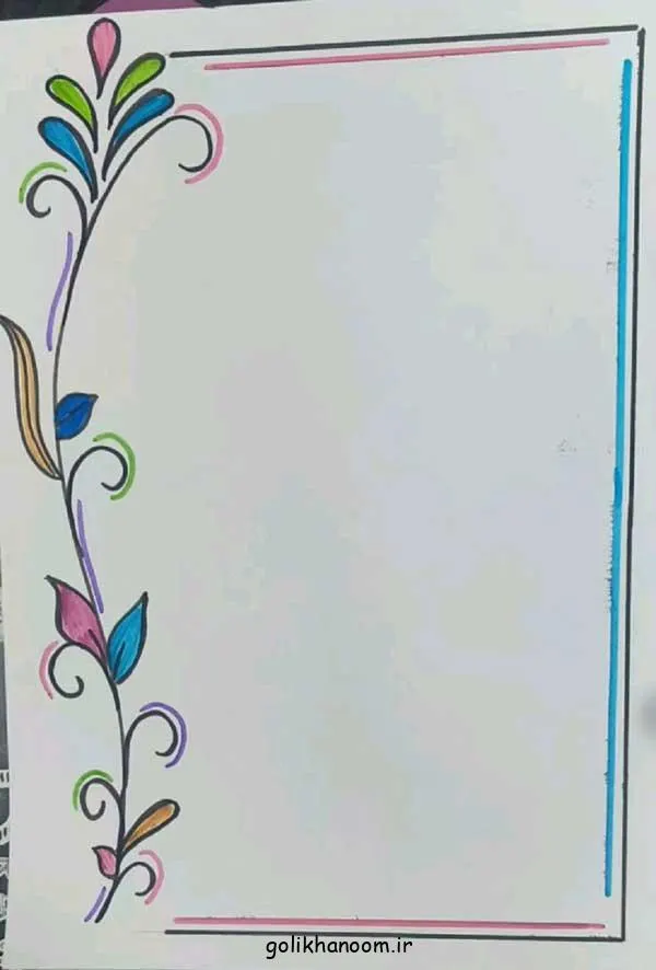 تصویر مرتبط با ایدههای ساده و جذاب برای تزیین برگه آچار با مداد رنگی