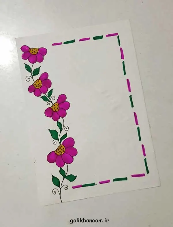 تصویر مرتبط با ایدههای ساده و جذاب برای تزیین برگه آچار با مداد رنگی