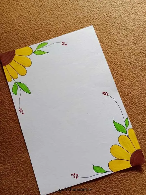 تصویر مرتبط با ایدههای ساده و جذاب برای تزیین برگه آچار با مداد رنگی