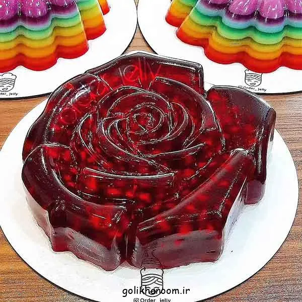 تصویر مرتبط با ایده‌های خلاقانه تزیین ژله یلدا برای مدرسه با طرح‌های رنگارنگ