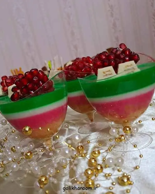 تصویر مرتبط با ایده‌های خلاقانه تزیین ژله یلدا برای مدرسه با طرح‌های رنگارنگ