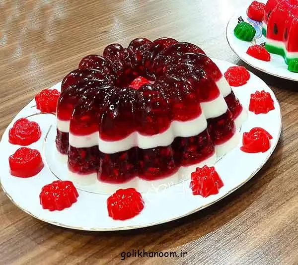 تصویر مرتبط با ایده‌های خلاقانه تزیین ژله یلدا برای مدرسه با طرح‌های رنگارنگ