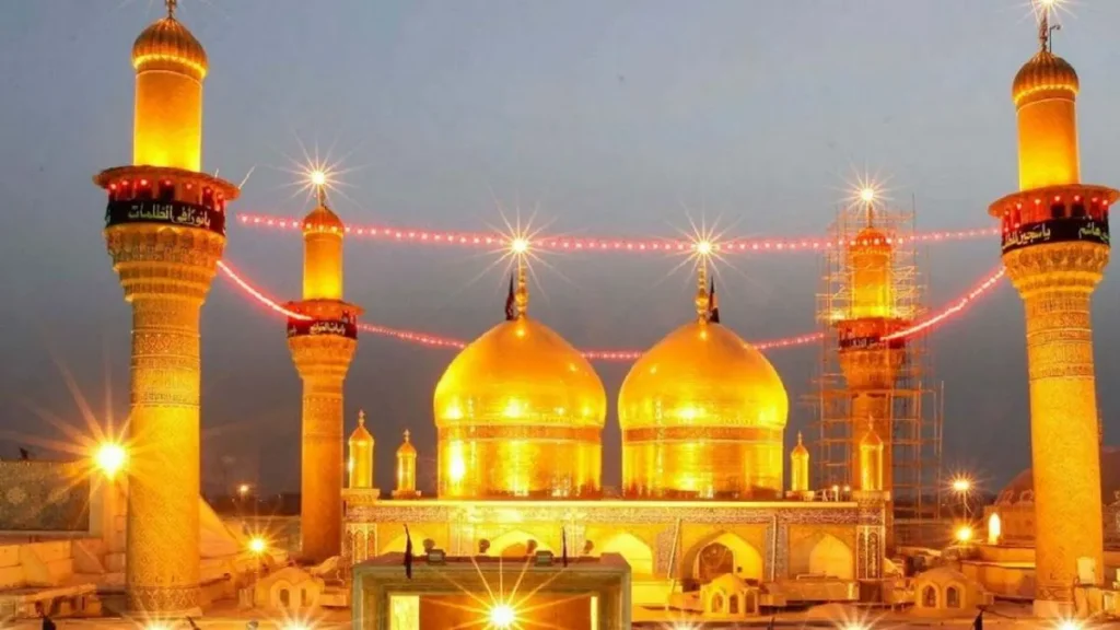 امام موسی کاظم (ع) در حال بردباری و کنترل خشم