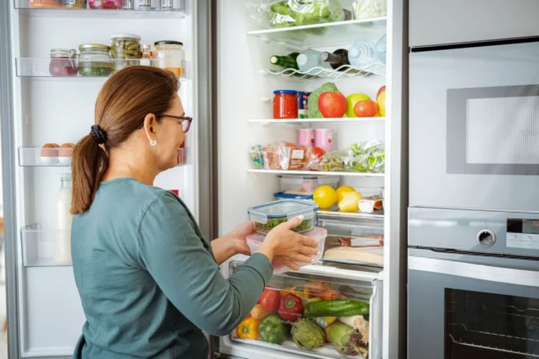 افزایش طول عمر یخچال؛ یخچال در آشپزخانه با نور طبیعی