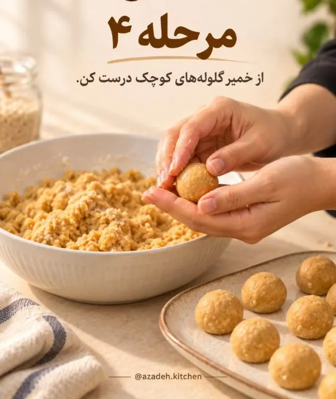 کوکی ارده و عسل؛ میانوعدهای ساده، مقوی و خوشمزه