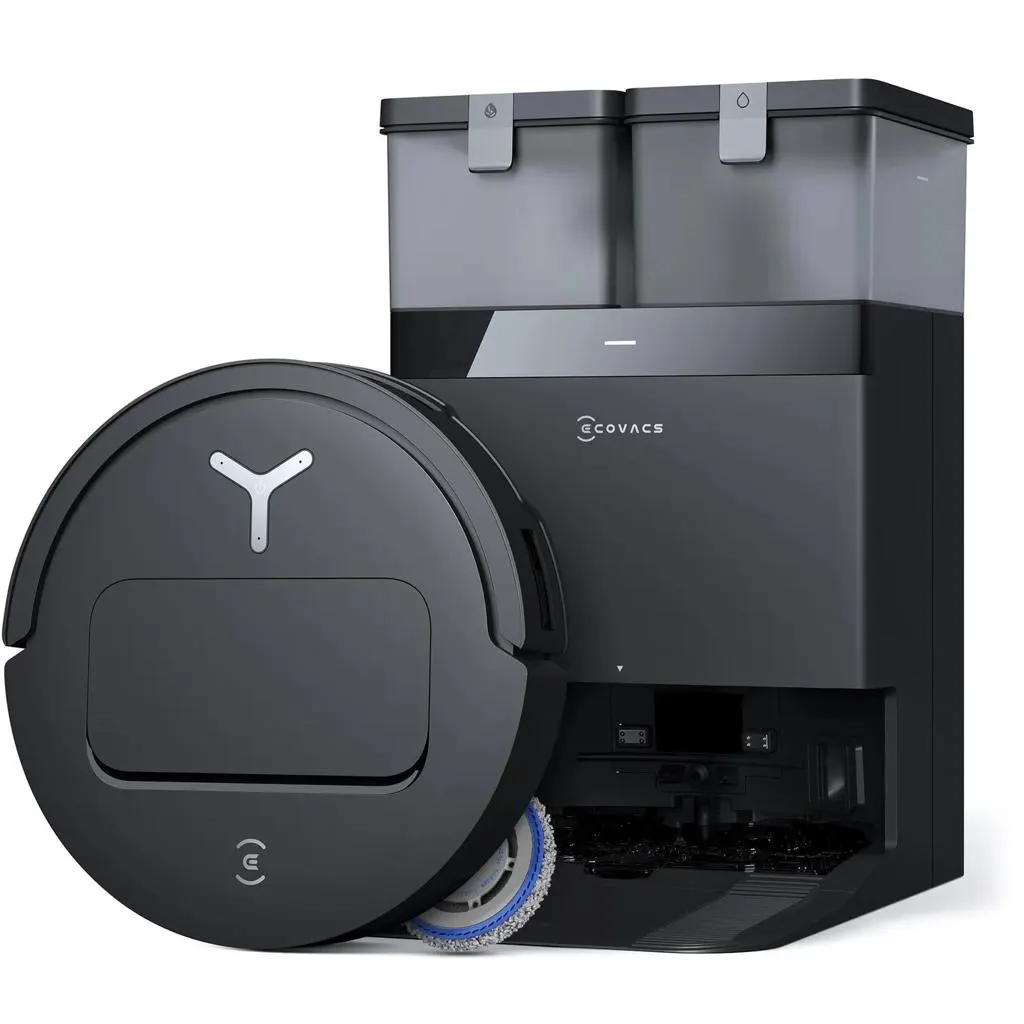 جارو رباتیک Ecovacs Deebot در حال تی‌کشی