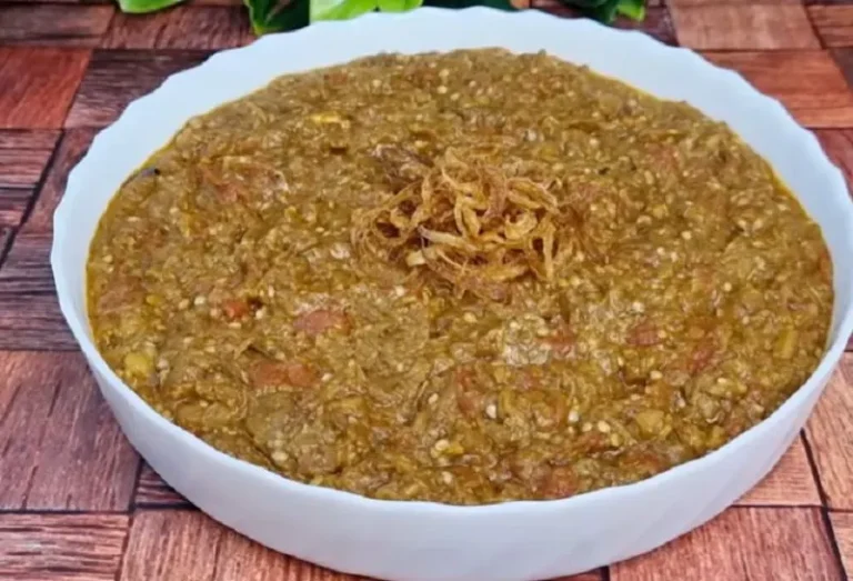 دختر لوس گیلان، غذای گیاهی شمال ایران با بادمجان کبابی و گردو