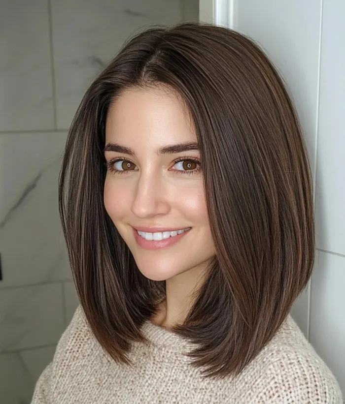 مدل کوتاهی مو زنانه تا روی شانه
