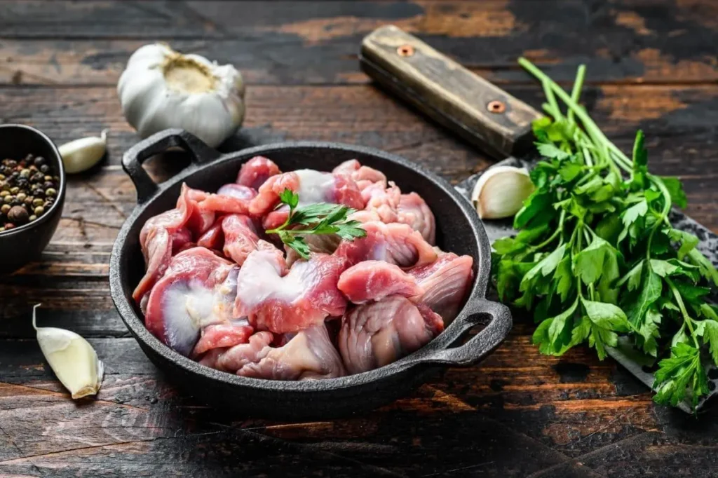 بسته بندی اصولی سنگدان مرغ برای فریزر