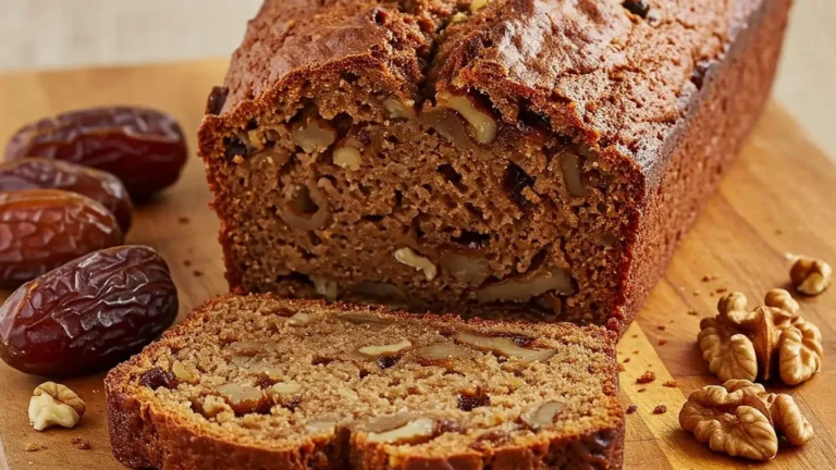 نان خرما و گردو با بافت نرم و طعم شیرین، مناسب هدیه دادن